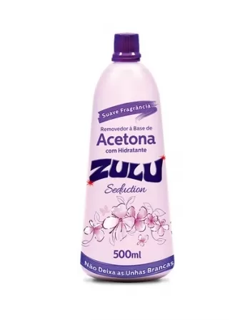 ZULU SEDUCTION REMOVEDOR DE ESMALTE A BASE DE ACETONA 500ML