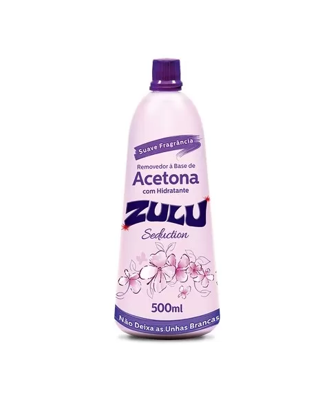 ZULU SEDUCTION REMOVEDOR DE ESMALTE A BASE DE ACETONA 500ML