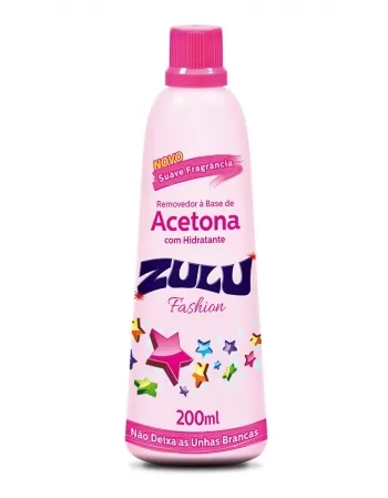 ZULU FASHION REMOVEDOR DE ESMALTE A BASE DE ACETONA 200ML