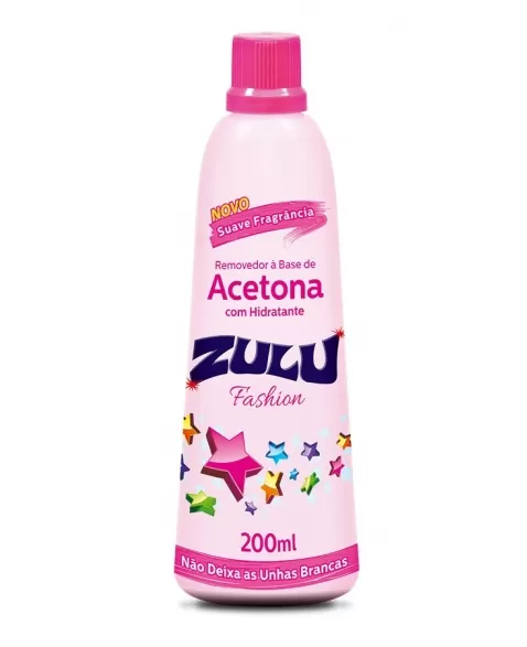 ZULU FASHION REMOVEDOR DE ESMALTE A BASE DE ACETONA 200ML