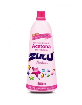 ZULU FASHION REMOVEDOR DE ESMALTE A BASE DE ACETONA 500ML