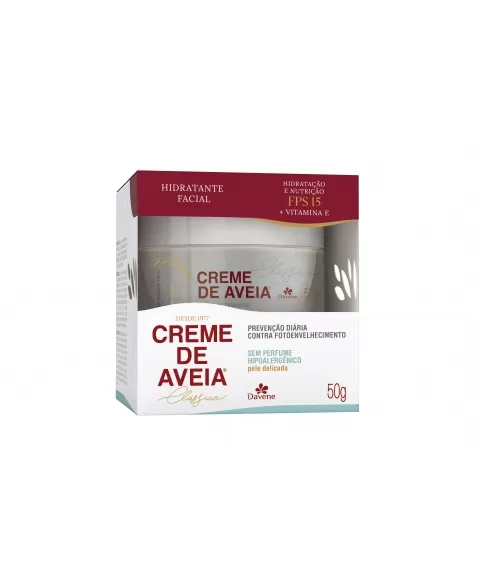 DAVENE AVEIA HIDRATANTE FACIAL 50G HIPOALEGE