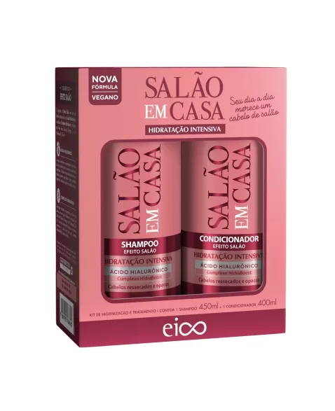 EICO SALÃO EM CASA HIDRA KIT (SH 450ML+COND 400ML)