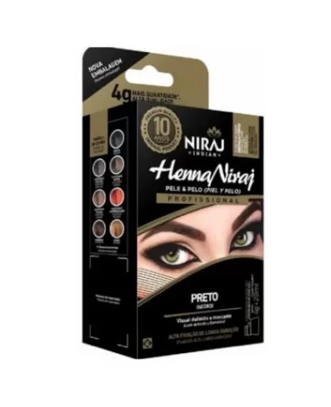 NIRAJ HENNA NIRAJ 3,5G PRETA