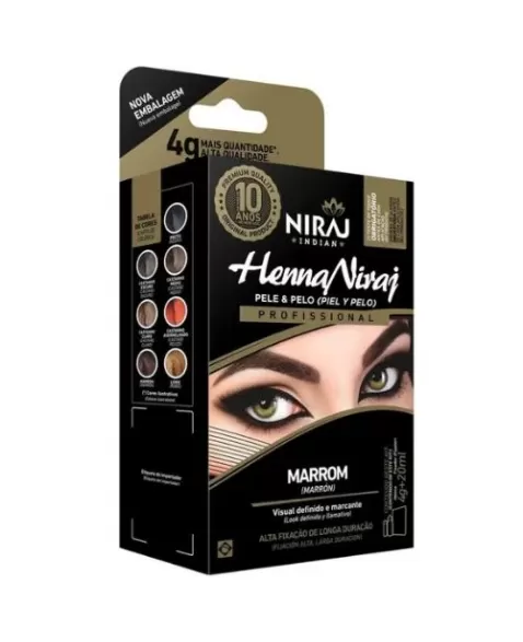 NIRAJ HENNA NIRAJ 3,5G MARROM