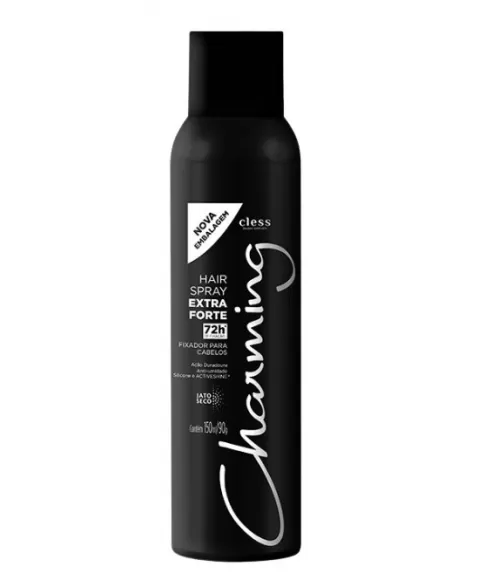 CLESS CHARMING HAIR SPRAY 150ML EXTRA FORTE BLACK