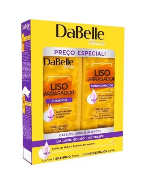 DABELLE LISO ARRASADOR KIT (SH+COND) 425ML