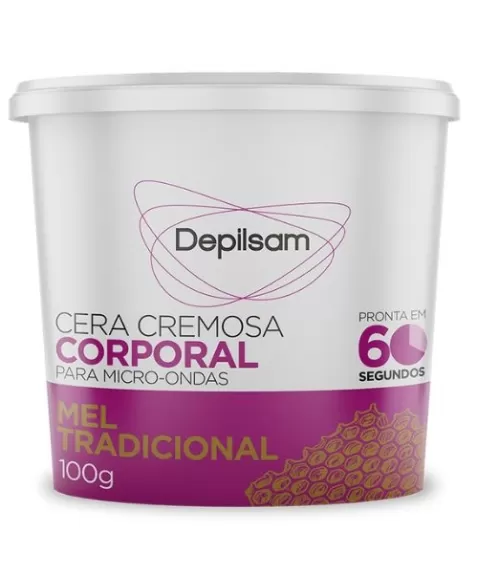 DEPILSAN CERA CREMOSA P/ MICROONDAS 100G MEL