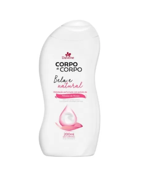 DAVENE CORPO A CORPO HIDRATANTE CORPO 200ML NATURAL