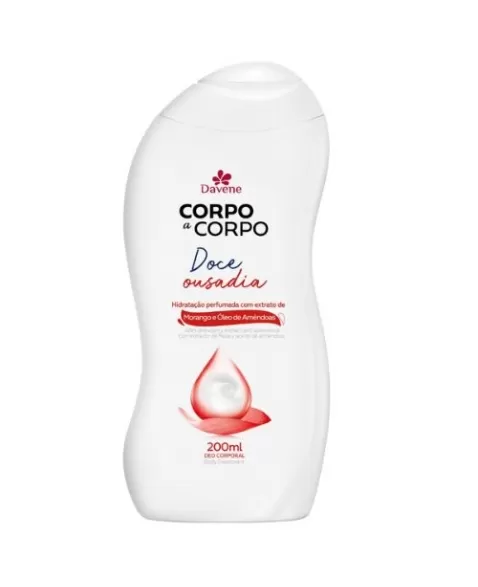 DAVENE CORPO A CORPO HIDRATANTE CORPO 200ML OUSADIA