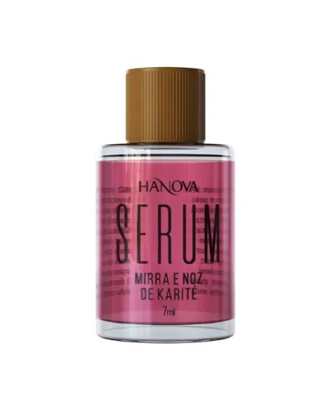 HANOVA SERUM DE MIRRA E NOZ DE KARITE (ROSA) 7ML