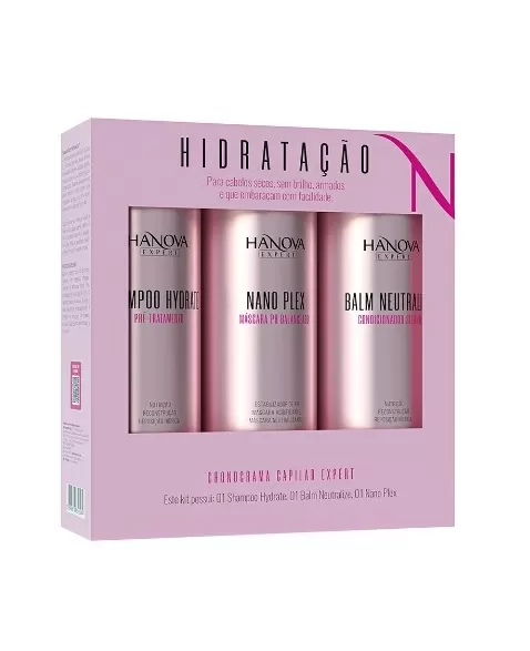 HANOVA EXPERT CRONOGRAMA CAPILAR BOX HIDRATAÇÃO