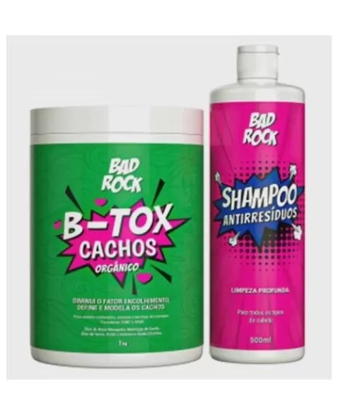 BAD ROCK B-TOX KIT (MASCARA 1KG+SH ANTIRRESIDUOS 300ML)