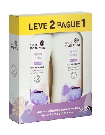 CIA DA NATUREZA SABONETE INTIMO NEUTRO 210ML (KIT C/2 UNID)