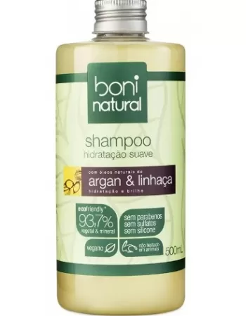 CLASSY BONI - ARGAN E LINHAÇA SHAMPOO NATURAL 500ML