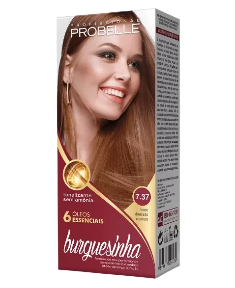 PROBELLE COLOR BURGUESINHA TONAL 7.37 LOURO DOURADO