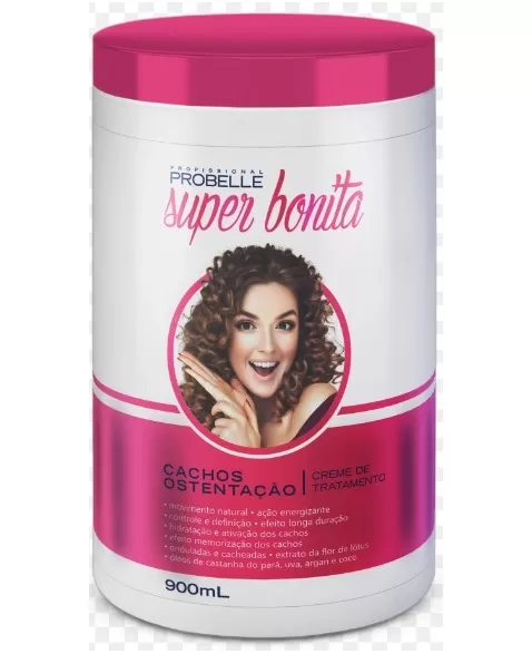 PROBELLE CREME DE TRATAMENTO 900ML CACHOS OSTENTAÇÃO