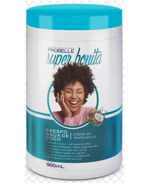 PROBELLE CREME DE TRATAMENTO 900ML CRESPO AGUA DE COCO