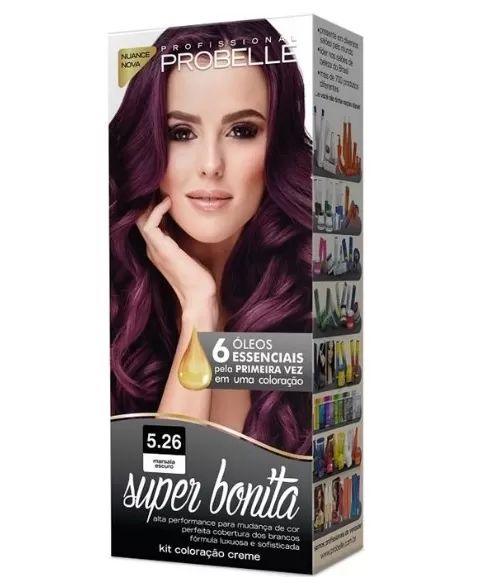 PROBELLE COLOR SUPER BONITA 5.26 MARSALA ESCURO