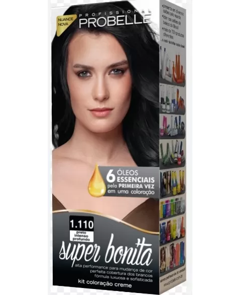 PROBELLE COLOR SUPER BONITA 1.110 PRETO INTENSO PROFUN