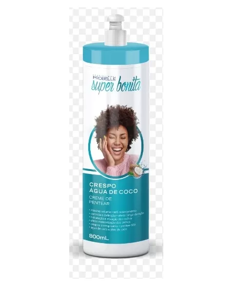 PROBELLE CREME DE PENTEAR 800ML CRESPO AGUA DE COCO