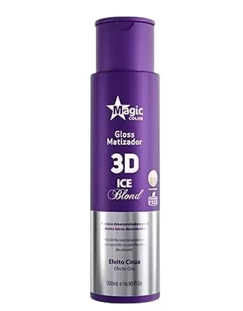 MAGIC COLOR MATIZADOR 500ML 3D ICE BLOND CINZA