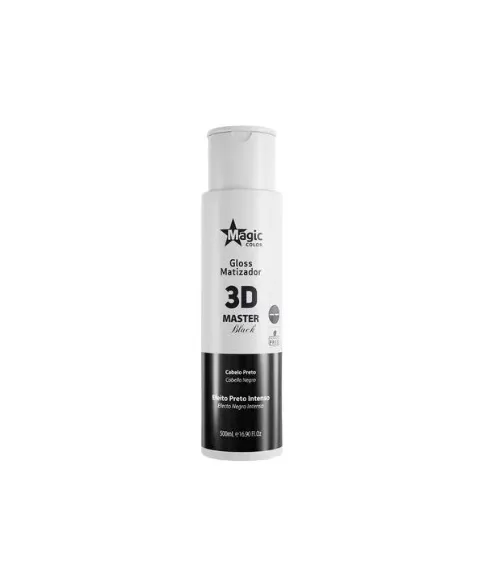 MAGIC COLOR MATIZADOR 500ML 3D GLOSS MASTER BLACK