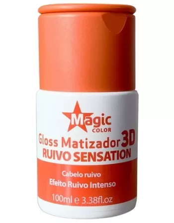 MAGIC COLOR MATIZADOR 100ML 3D GLOSS RUIVO