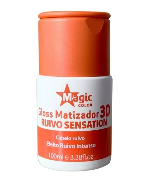 MAGIC COLOR MATIZADOR 100ML 3D GLOSS RUIVO