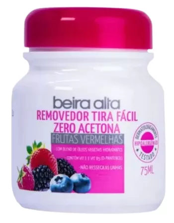 BEIRA ALTA REMOVEDOR ZERO ACETONA FRUTAS VERM TIRA FACIL 75ML