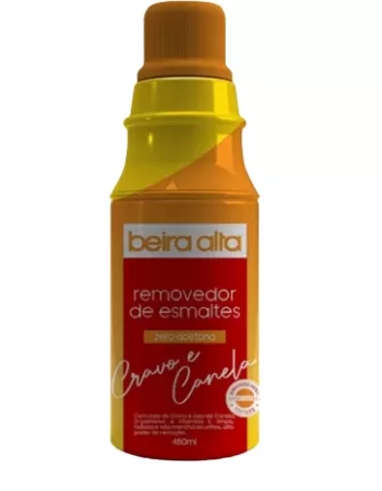 BEIRA ALTA REMOVEDOR ZERO ACETONA CRAVO E CANELA 450ML