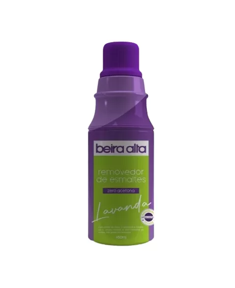 BEIRA ALTA REMOVEDOR ZERO ACETONA LAVANDA 450ML