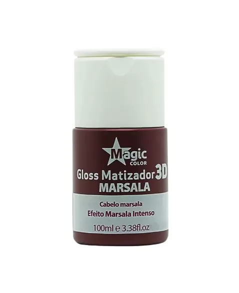 MAGIC COLOR MATIZADOR 100ML 3D GLOSS MARSALA