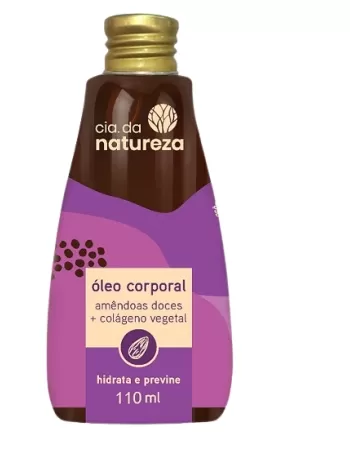 CIA DA NATUREZA OLEO CORPORAL 110ML AMENDOAS DOCE E COLAGENO