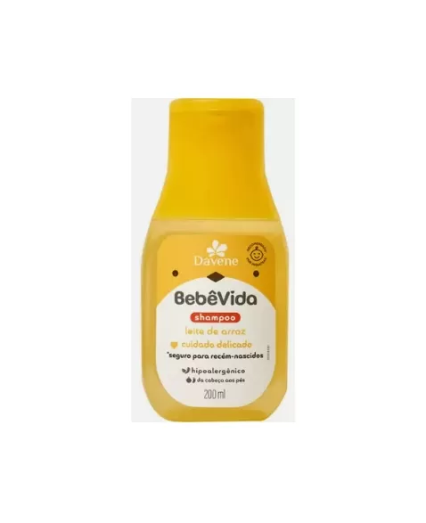 DAVENE BEBE VIDA LEITE DE ARROZ SHAMPOO 200ML