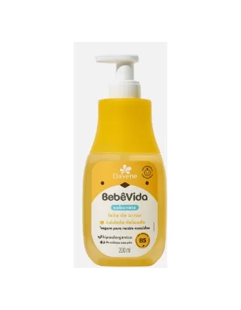 DAVENE BEBE VIDA LEITE DE ARROZ SABONETE LIQUIDO 200ML