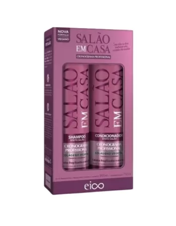 EICO SALÃO EM CASA CRONOGRAMA PROF KIT (SH 800ML+COND 750ML)