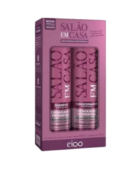 EICO SALÃO EM CASA CRONOGRAMA PROF KIT (SH 800ML+COND 750ML)