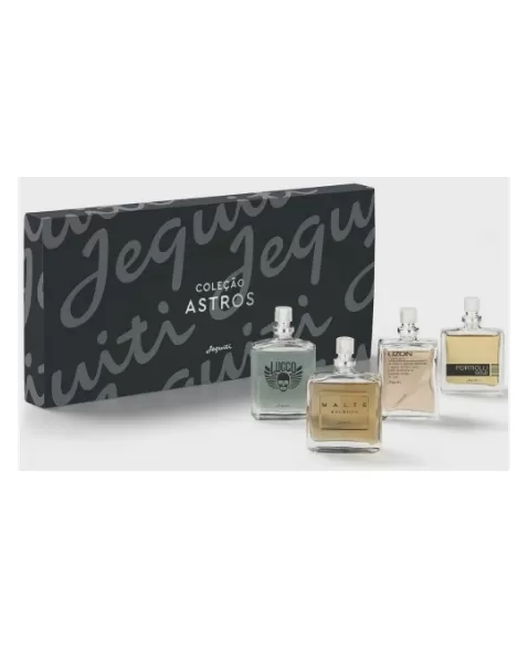 JEQUITI KIT COLEÇÃO ASTROS (LUCCO, MALTE BOURBON, UZON ORIGINAL E PORTIOLLI GOLD) 25ML