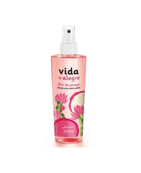 JEQUITI VIDA + ALEGRE DESODORANTE COLONIA SPLASH FLOR DE PITAYA 250 ML