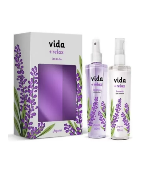 JEQUITI KIT VIDA + RELAX LAVANDA (1 DES COL SPLASH + 1 HIDRATANTE CORPORAL ) 110 ML