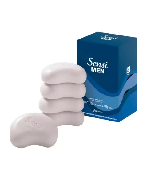 JEQUITI SENSI SABONETE EM BARRA MEN (5 X 80G)