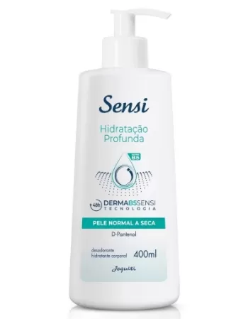 JEQUITI SENSI HIDRATANTE CORPORAL HIDRATAÇÃO INTENSIVA DERMA B5 400 ML