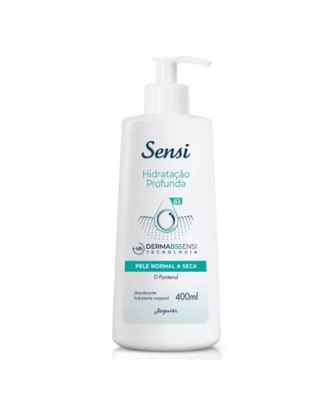 JEQUITI SENSI HIDRATANTE CORPORAL HIDRATAÇÃO INTENSIVA DERMA B5 400 ML