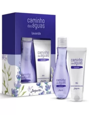 JEQUITI KIT CAMINHO DAS ÁGUAS LAVANDA ( 1 DES COL REFRESCANTE 80 ML + 1 CR HID CORPORAL 60 ML)