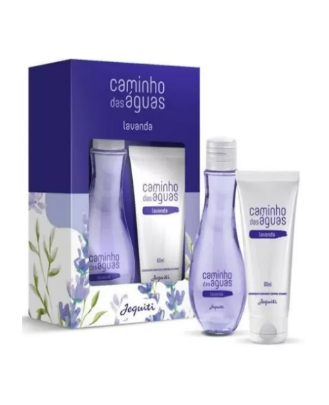 JEQUITI KIT CAMINHO DAS ÁGUAS LAVANDA ( 1 DES COL REFRESCANTE 80 ML + 1 CR HID CORPORAL 60 ML)