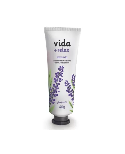 JEQUITI VIDA + RELAX CREME HIDRATANTE PARA AS MAOS LAVANDA 40 G