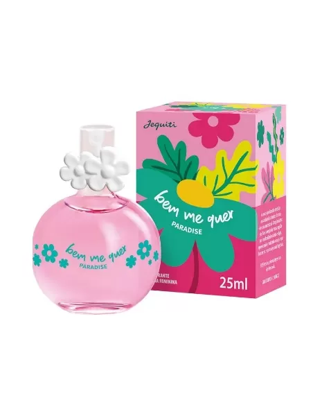 JEQUITI COLONIA DESODORANTE FEMININA BEM ME QUER PARADISE 25 ML