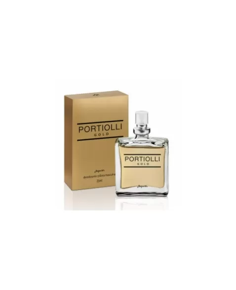 JEQUITI COLONIA DESODORANTE MASCULINA PORTIOLLI GOLD 25 ML