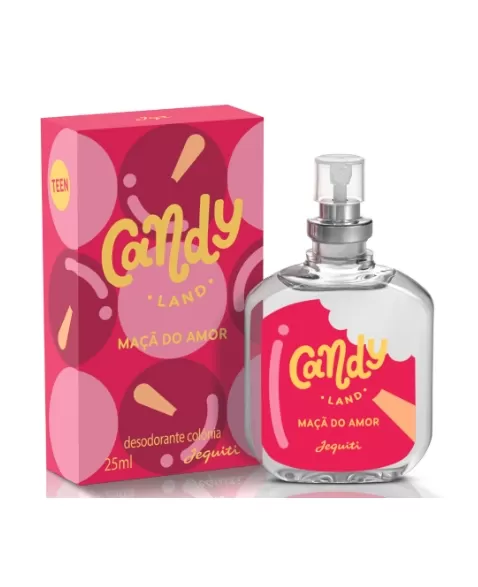 JEQUITI COLONIA DESODORANTE CANDY LAND MAÇA DO AMOR 25 ML